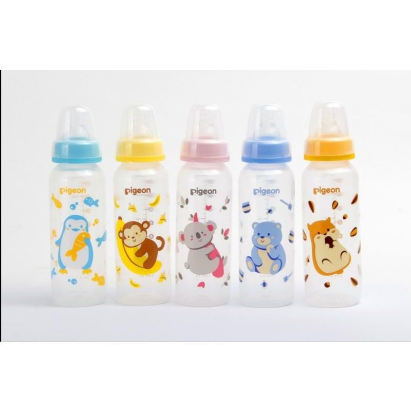 Botol Susu Asi Bayi Pigeon PP RP Peristaltic Peristaltik Nipple Standart MM 50 ML ,120 ML &amp; 240 ML