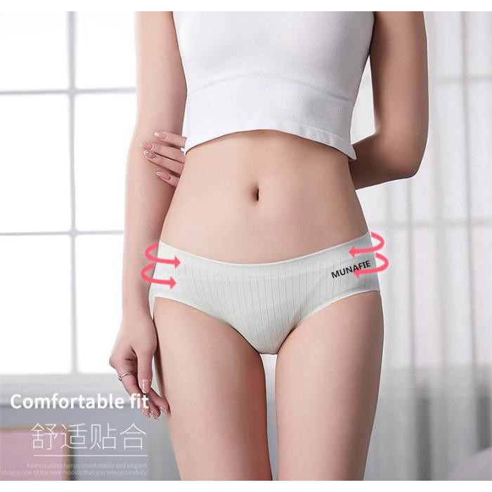 Ministar B024 Celana Dalam Munafie Wanita Underwear Nyaman-Lembut - Soft Pink