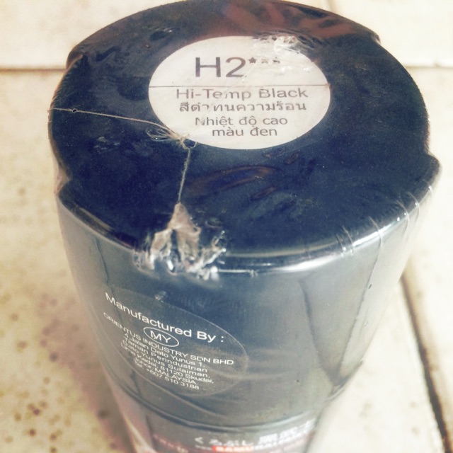 

Samurai paint hi-temp black