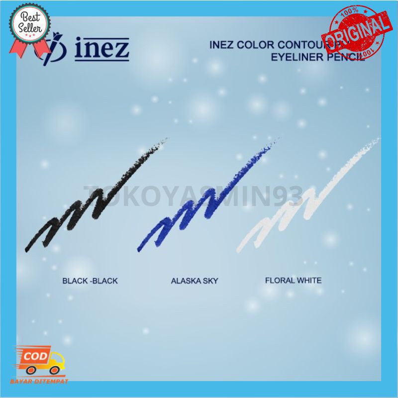 Inez Color Contour Plus Eyeliner Pencil Murah