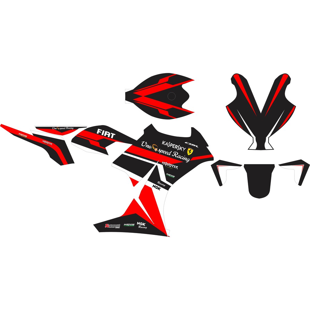 decal cbr 150 old custom