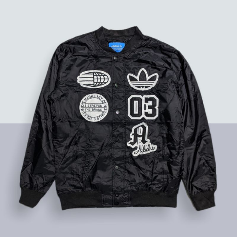 Jaket Varsity Boomber Adidas 3foil Second
