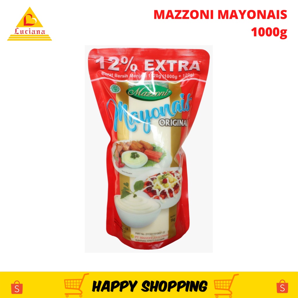 Mazzoni Mayonais Original 1kg Extra 12%