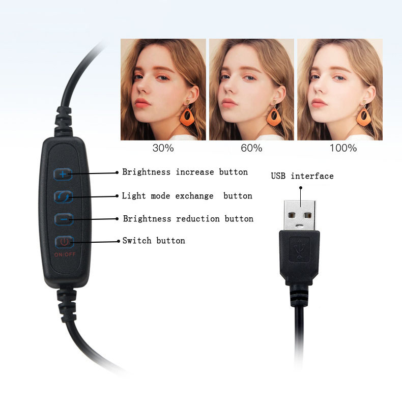 Lampu Rias Paket Tripod Mini Ball Head Livestreamer Live Untuk Foto Studio / Kamera Selfie 16CM