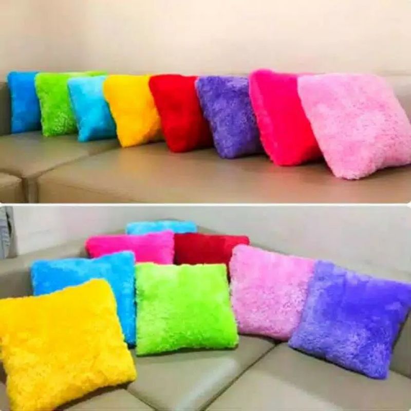 bantal sofa bahan rasfur / bantal kotak dan bantal love