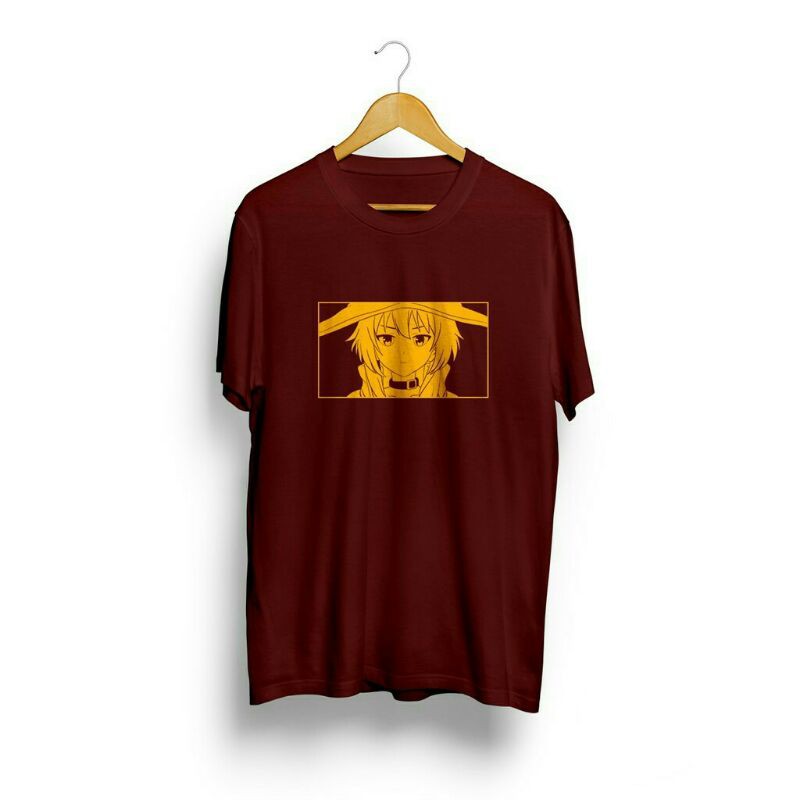 KAOS BAJU MEGUMIN KONOSUBA KAZUMA PARTY RIE TAKAHASHI WAIFU ISEKAI QUARTET SABLON POLYFLEX