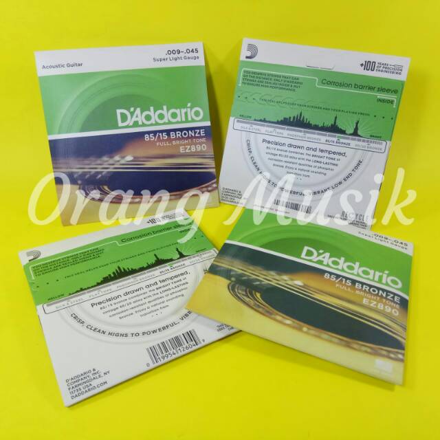 Senar Gitar Akustik D Addario EZ890 0.09