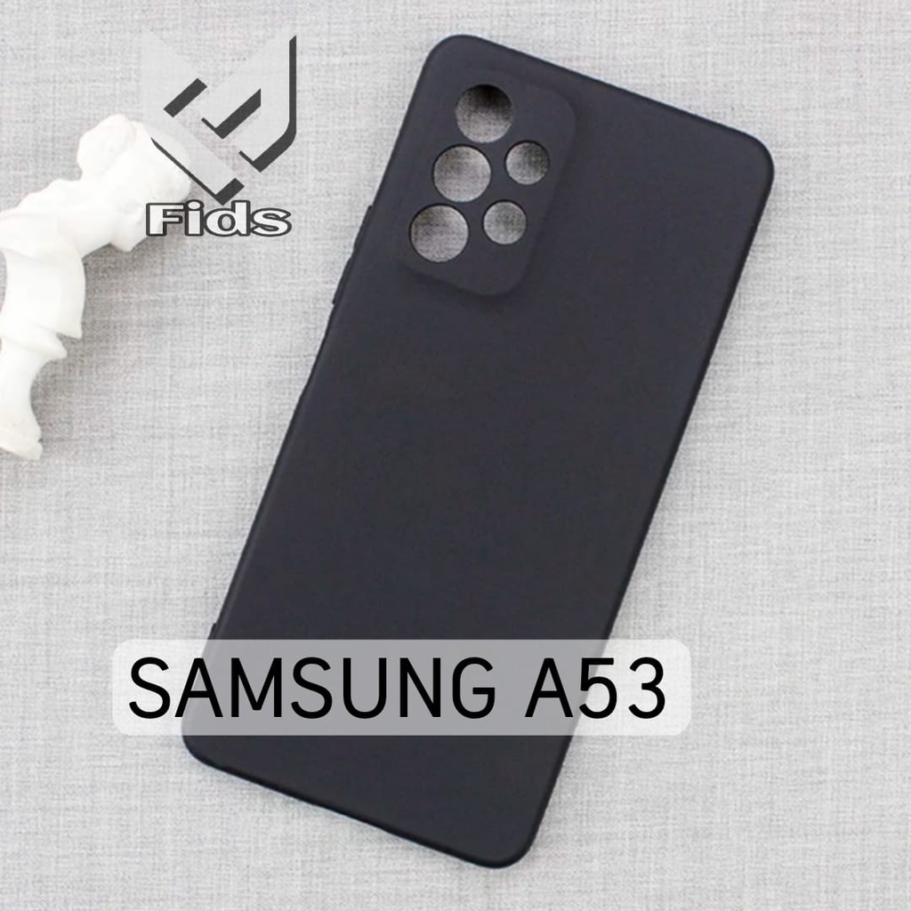 Promo Case SAMSUNG A53 5G Soft Case Black Matte Casing Premium Slim Exellent Cover | Soft Matte | Soft Case Macaron Samsung A53 5G