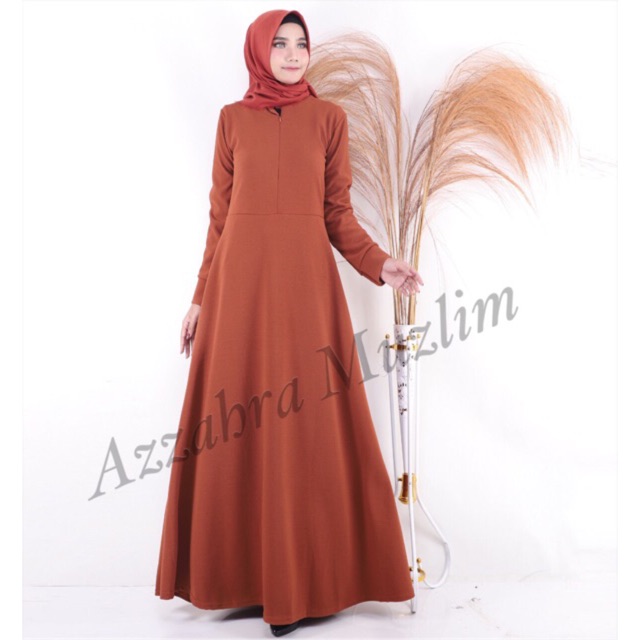 MILANO Umbrella - Gamis Polos Wafle Milano Premium KLOK Payung Busui / R.9 - 035-4590