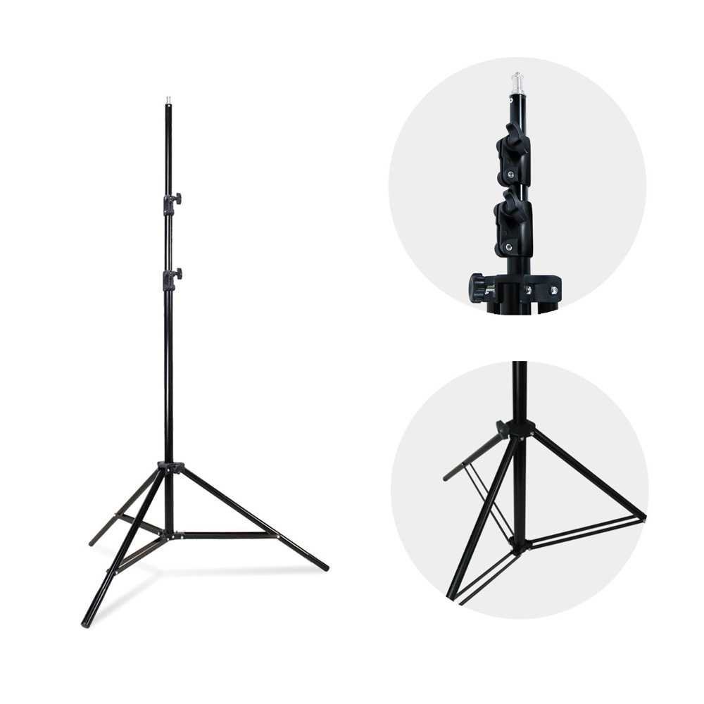 Softbox Foto Light Stand Payung Reflektor Fotografi Tripod Diffuser Lampu Gratis Bohlam