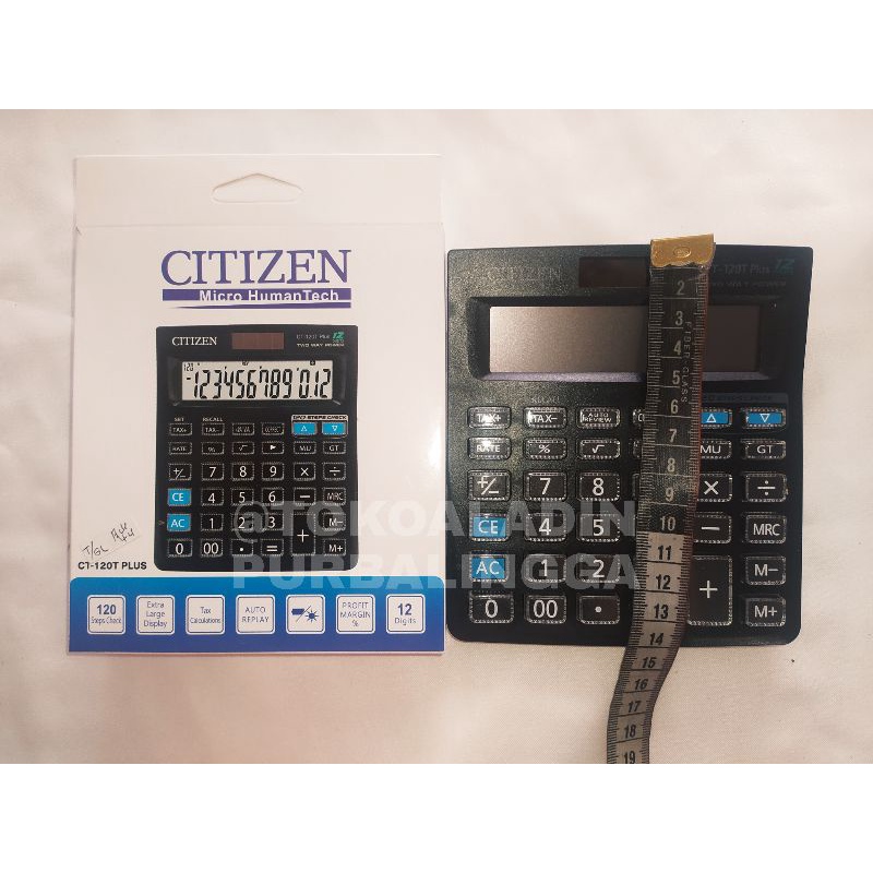 

Baru!! Kalkulator Dagang Citizen 12 Digit CT-120TPlus