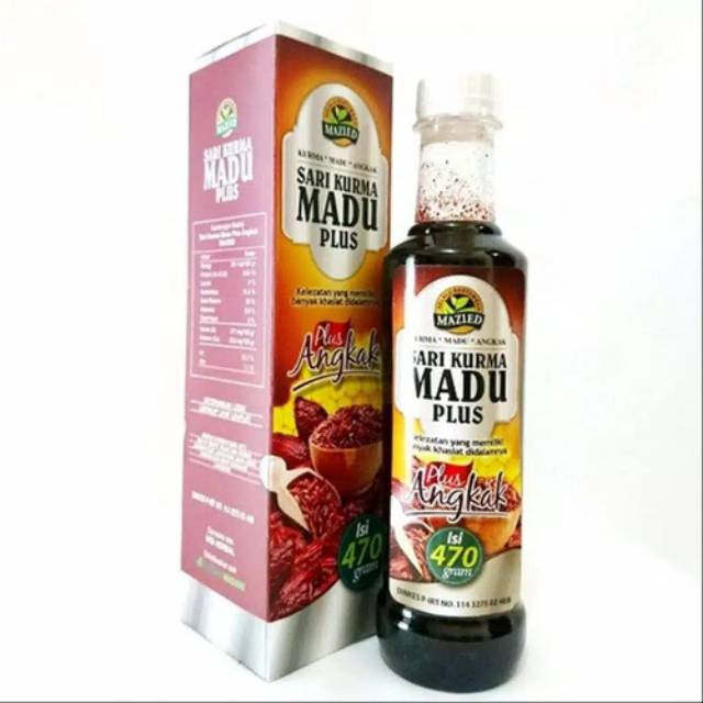 [ Original 100 % ] SARI KURMA MADU PLUS ANGKAK MAZIED | MADU ANGKAK | Obat herbal dbd tipes thypus