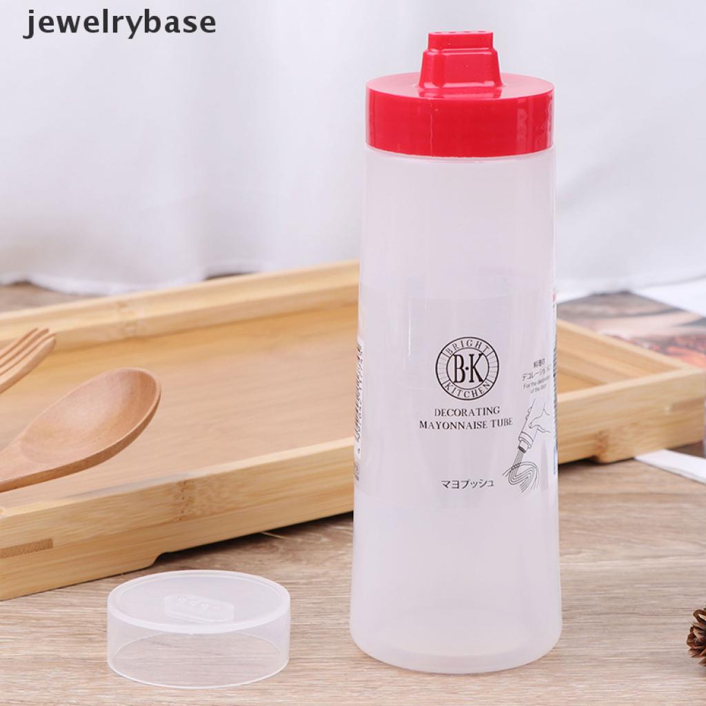 Botol Saus Minyak Kecap Model Remas 4 Lubang Bahan Resin Ukuran 300ml Untuk Dapur