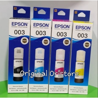 EPSON TINTA 003 ORIGINAL untuk Printer  L1110 L3100 L3101 L3110 L3150
