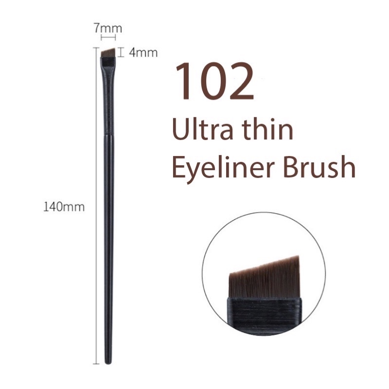 Ultra Thin Precision Firming Knife Edge Fine Eyeliner Brush Eyebrow Brush LA129