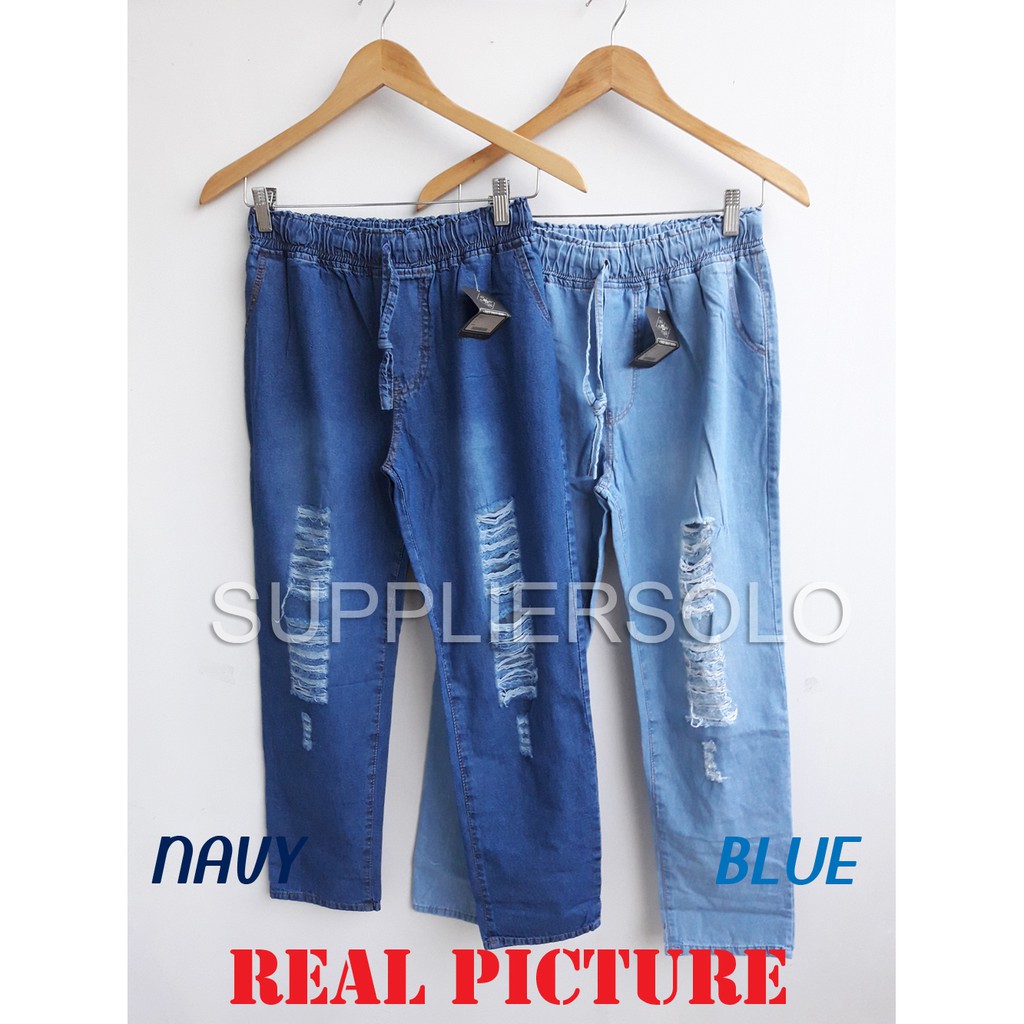 CELANA BAGGY RIPPED / BAGGY SOBEK / WONDER RIPPED XL &amp; JUMBO XXL