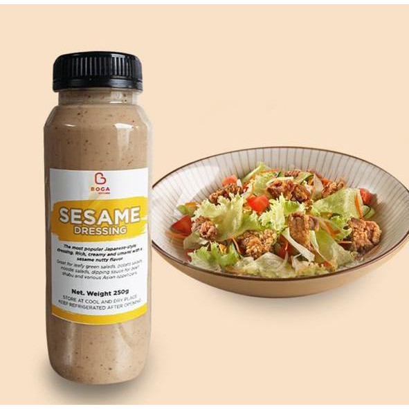 

BOGA KITCHEN Sesame Dressing For Salad (250 mL) | Umami & Creamy