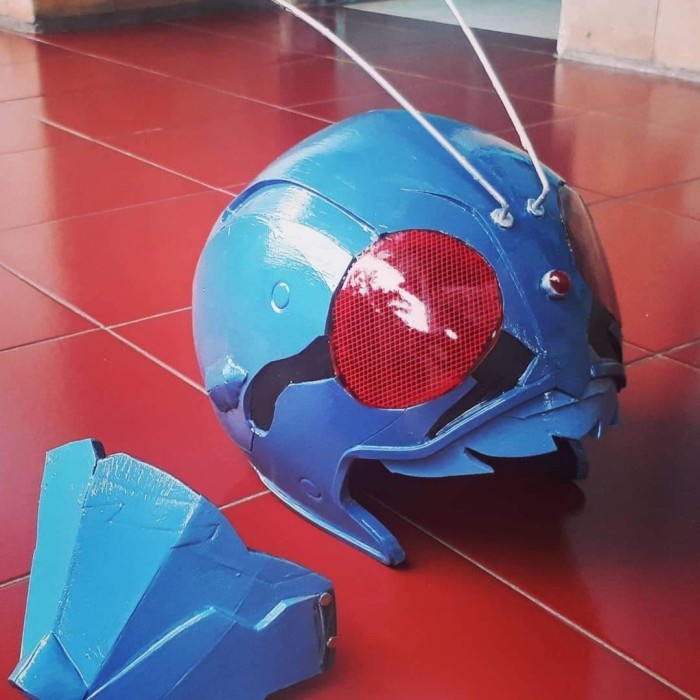 pria-kostum- helm cosplay kamen rider the first -kostum-pria.