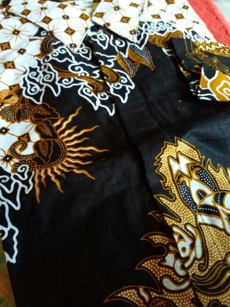 Batik Couple Keluarga Sania Ruffle Batik Ori Dnt Motif Presiden