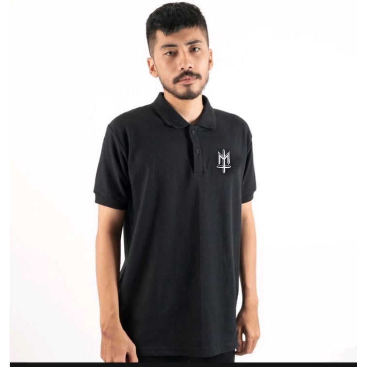 Maternal disaster - Poloshirt Dentla Big Logo Black