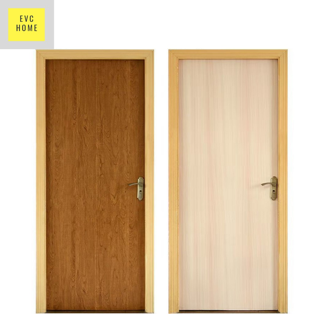 EVCHOME 92CM x 2.2M Wallpaper Door Sticker/ Wallpaper Sticker Daun Pintu dan Frame Pintu 30CM x 5M