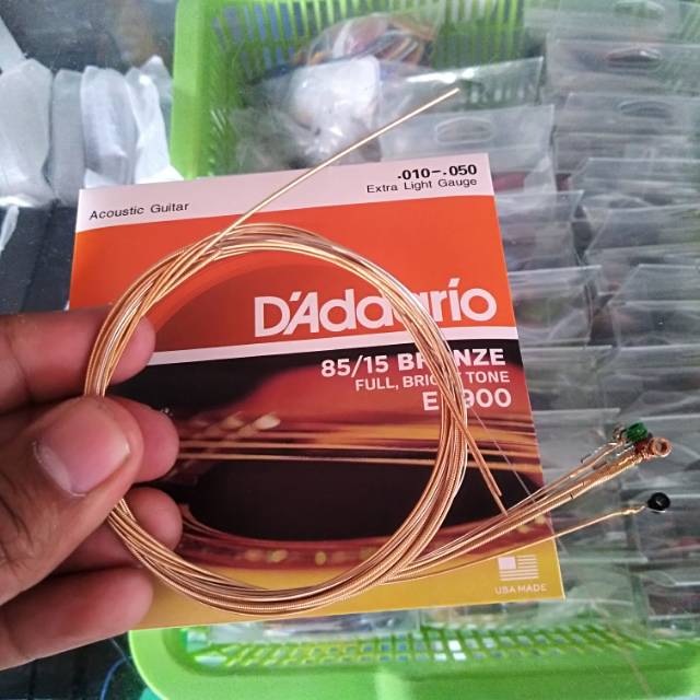 Senar gitar dadario tanpa packing