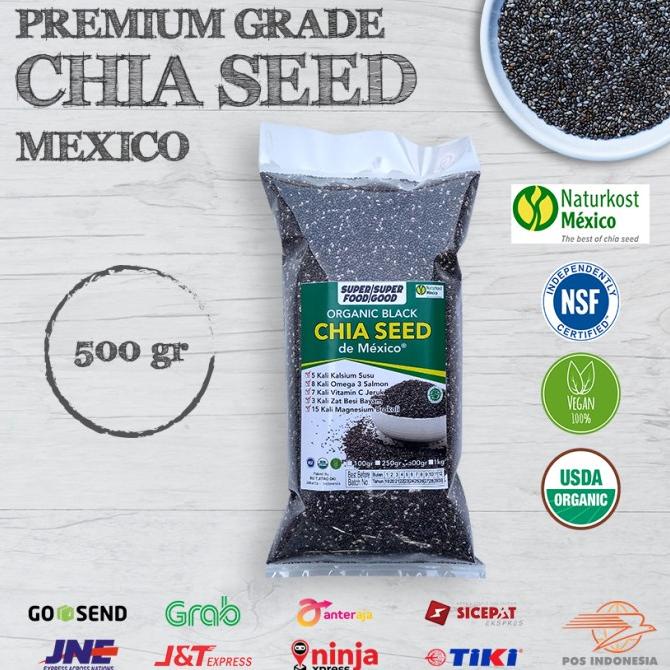 

Organic Mexican Chia Seeds 500gr - Chia Seed Mexico Organik Natural