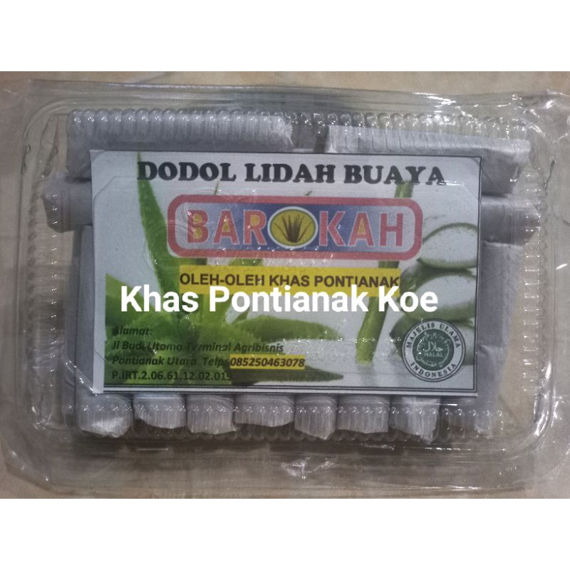 

Dodol Lidah Buaya / Aloe Vera Barokah Khas Pontianak Halal