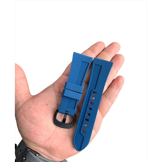 Strap Tali Jam Tangan Silicon Expedition Size 26MM biru