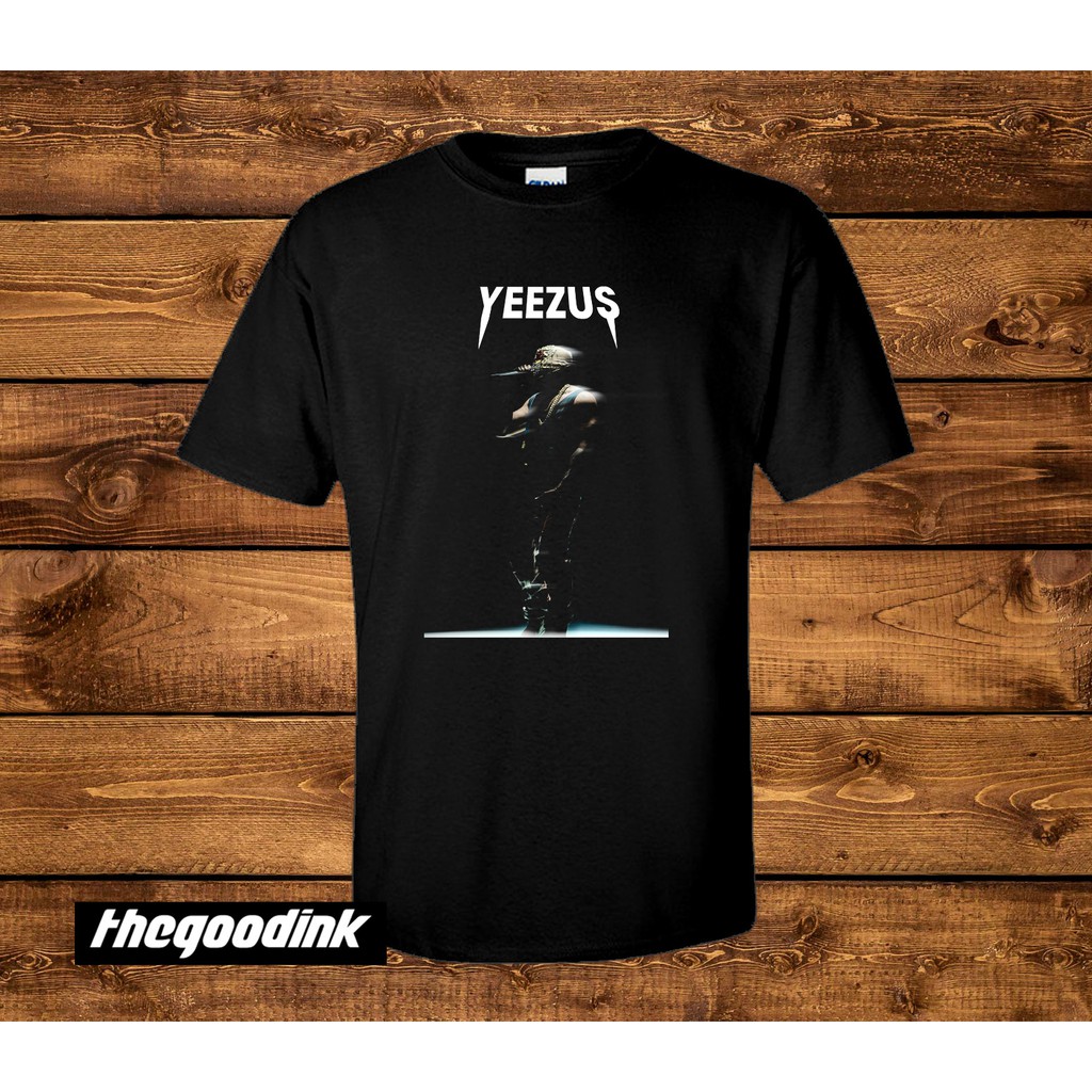 Kaos Kanye West Yeezus 3 Hitam - Original Gildan T-shirt DTG Print