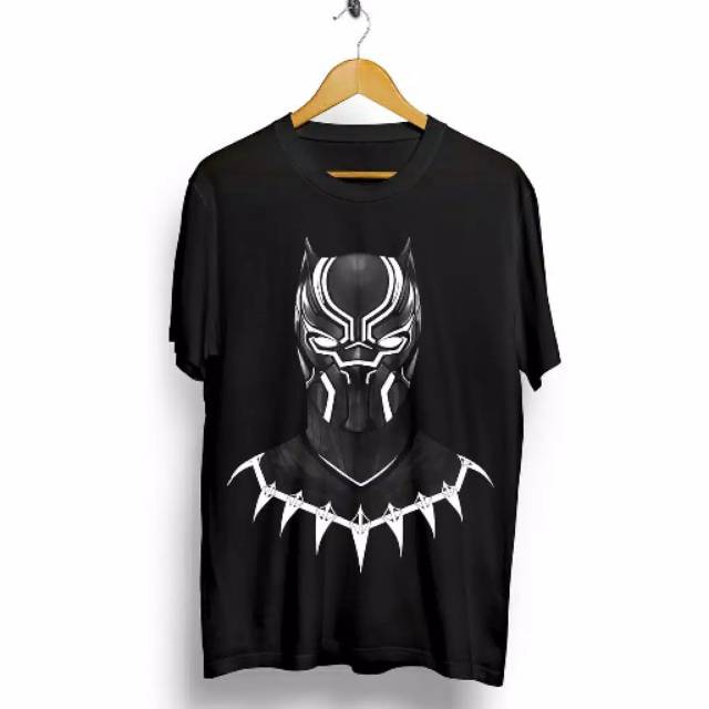 Fourfashion - Kaos Pria Kaos Distro Black Panther Black CN684