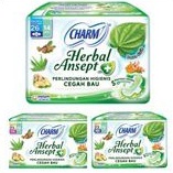 CHARM Pembalut Herbal Ansept+