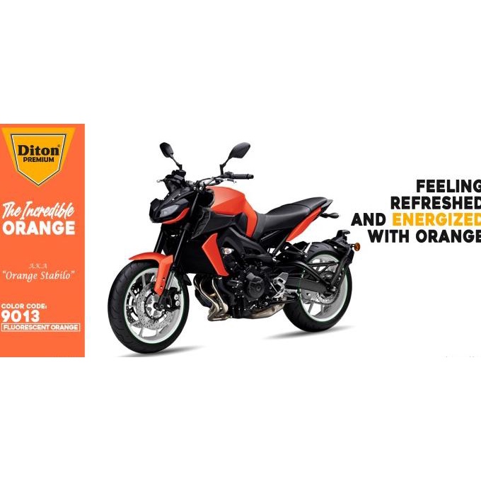 

Cat Pilox Diton Premium Fluorescent Orange 9013 400cc warna Stabilo