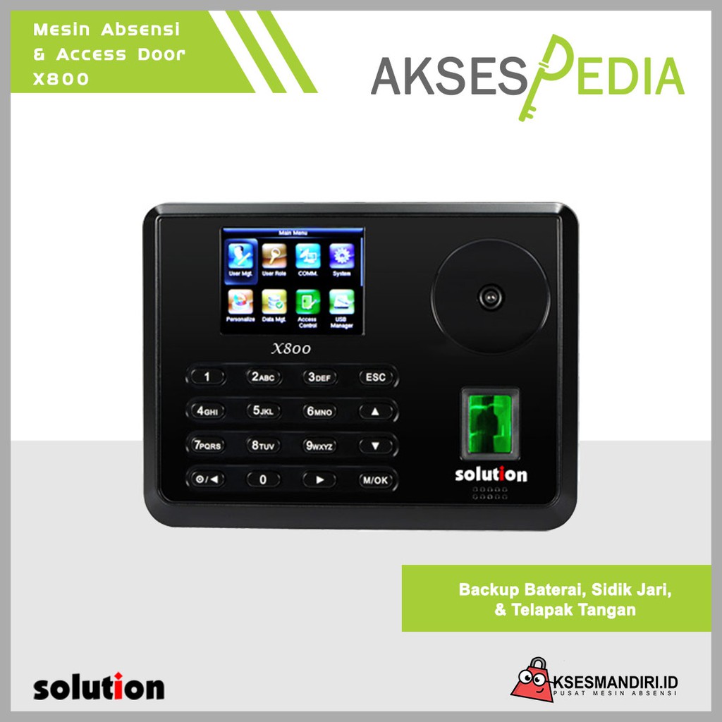 Mesin Absensi / Fingerprint Solution X800