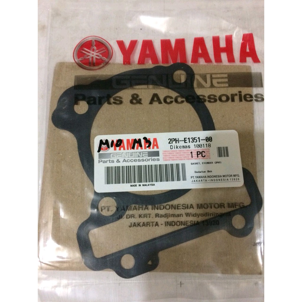 GASKET CYLINDER - PAKING BLOK SEHER YAMAHA MIO M3 ORIGINAL