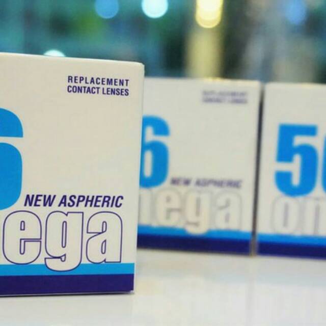 Softlens Bening Omega 56 bulanan / soflens bening bulanan omega56 / Omega 56 Clear Monthly