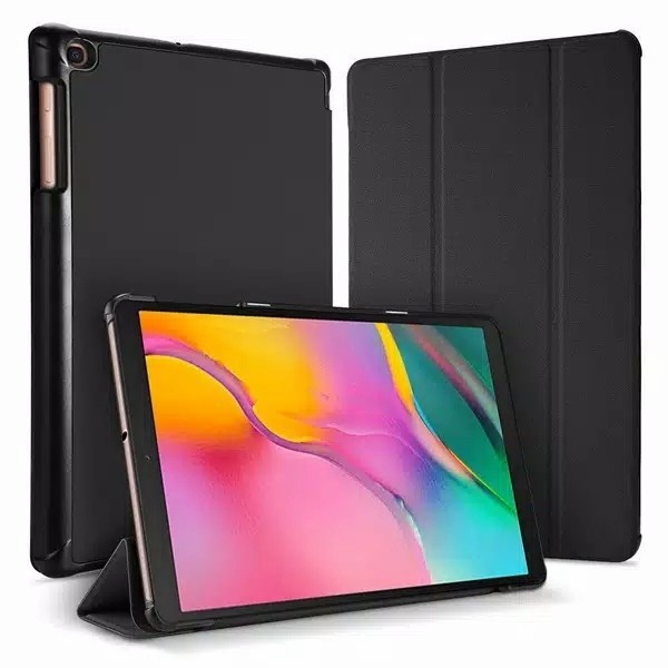 Book Case Samsung Galaxy Tab A (10.1) 2019 T510 T515 SM-T510 SM-T515 Black Flip Cover