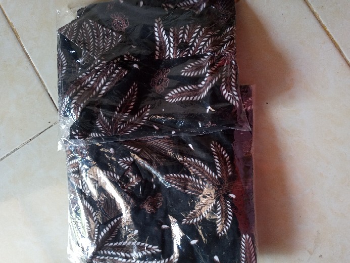 Batik Couple Keluarga Sania Ruffle Ori Ndoro Jowi Rfb