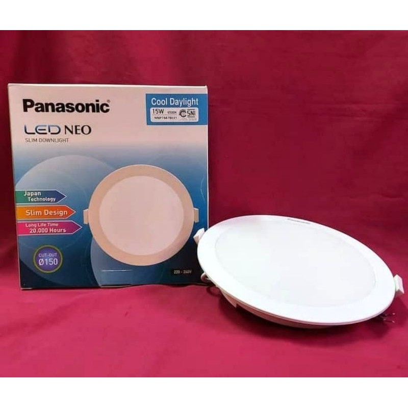 Panasonic Lampu Led Downlight Panel 15W 15 Watt