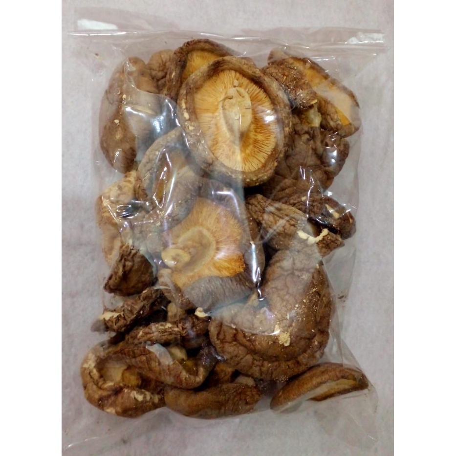 Jamur Tungku Shitake RRC Loss 100gr /KMK Jamur Sitake Untuk Masak