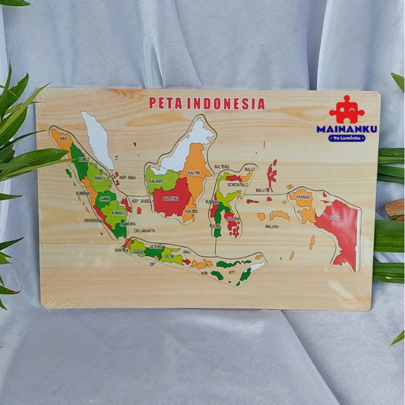 Mainan Edukasi Anak Puzzle Peta Indonesia