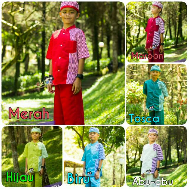Koko anak,koko peci anak,baju muslim anak Ekidz