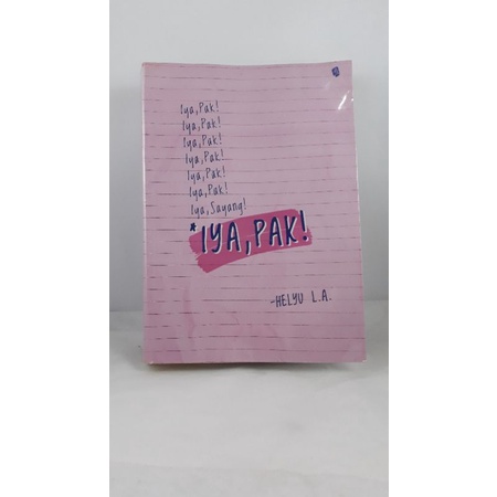 Novel iya pak, iya pak, iya pak, iya sayang