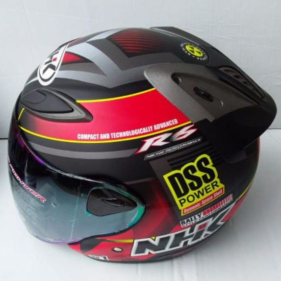 HELM NHK R6 DSS POWER BLACK RED DOFF