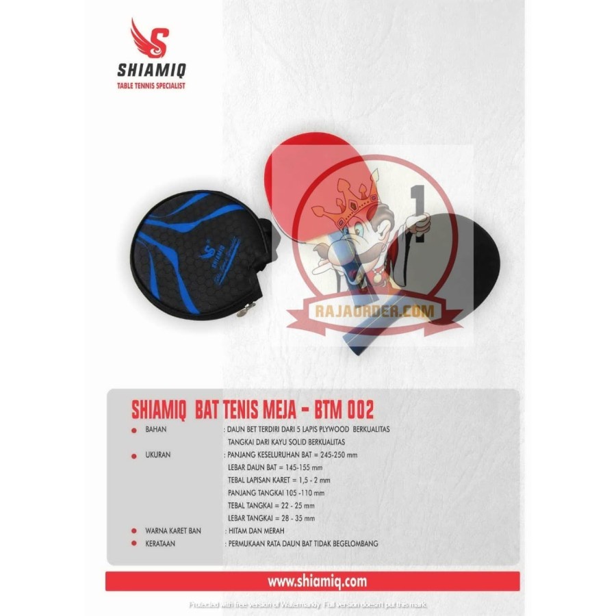 Bet Pingpong Shiamiq BTM 002