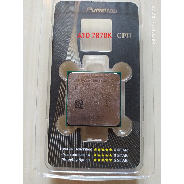 Prosesor AMD APU FM2+ A10-7870K 3.9GHz GPU Radeon R7 series A10 7870K