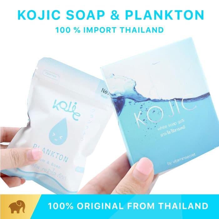 [HOTSALE] PAKET KOJIC SOAP AND PLANKTON FACE SOAP IMPORT THAILAND 100% ORI