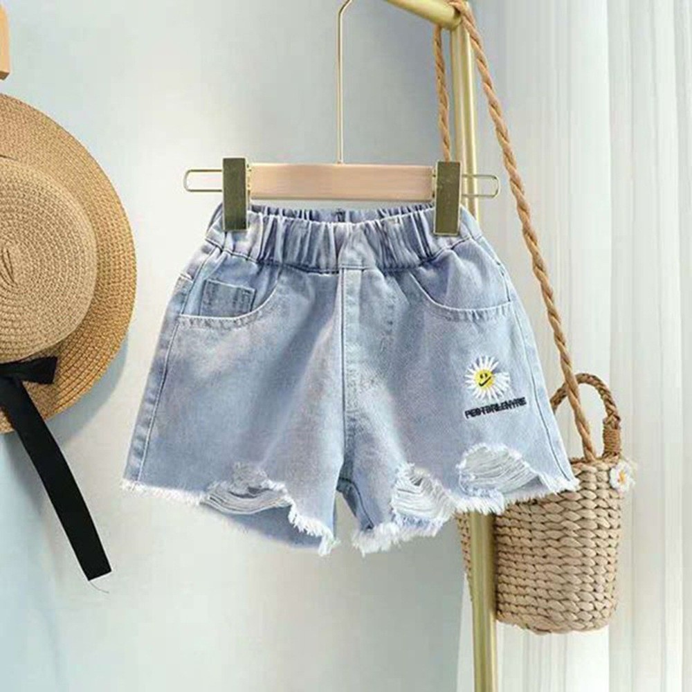 HNK RIPPED HOT PANTS | CELANA PENDEK ANAK RIPPED | SHORT PANTS DENIM