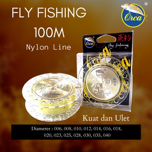 SENAR ORCA FLY FISHING 0.06mm - 0.40mm 100M