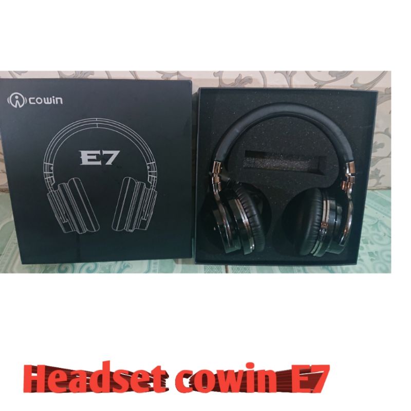 Headset Premium COWIN E7 second ori bluetooth headphone BASS nendang  UNLIMITED